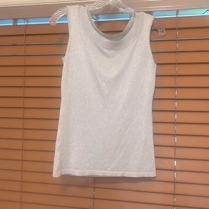 Ann Taylor loft Gold shimmer tank top